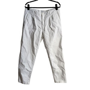Men's H&M White Regular Fit Pants Size 34